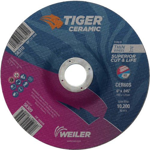 6X.045 TIGER CERAMIC T27 C/O WHL - Americas Industrial Supply