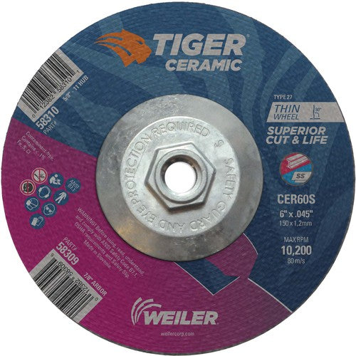 6X.045 TIGER CERAMIC T27 C/O WHL - Americas Industrial Supply