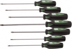 SK - 7 Piece T10 to T40 Ergonomic Handle Torx Driver Set - Americas Industrial Supply