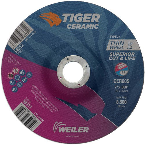 7X.060 TIGER CERAMIC T27 C/O WHL - Americas Industrial Supply