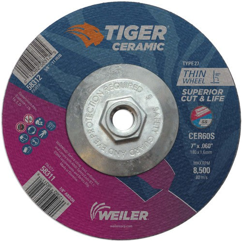 7X.060 TIGER CERAMIC T27 C/O WHL - Americas Industrial Supply