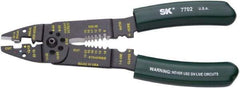 SK - 9-1/2" OAL, 10 AWG Capacity, Cutting Pliers - Vinyl Cushion Handle - Americas Industrial Supply