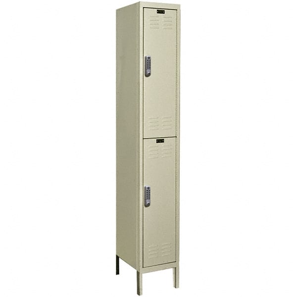 Hallowell - 2 Door, 2 Tier, Electronic Access Lockers - Americas Industrial Supply