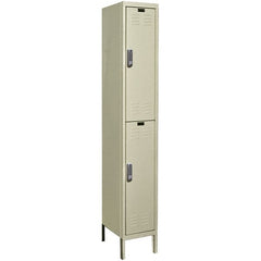 Hallowell - 2 Door, 2 Tier, Electronic Access Lockers - Americas Industrial Supply