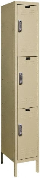 Hallowell - 3 Door, 3 Tier, Electronic Access Lockers - Americas Industrial Supply