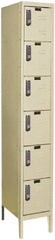 Hallowell - 6 Door, 6 Tier, Electronic Access Lockers - Americas Industrial Supply