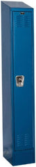 Hallowell - 1 Door, 1 Tier, Ready-Built Wardrobe & Box Lockers - Americas Industrial Supply