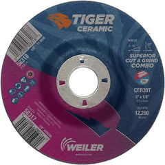 5X1/8 TIGER CERAMIC T27 COMBO WHL - Americas Industrial Supply