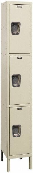 Hallowell - 3 Door, 3 Tier, Premium Wardrobe Lockers - Americas Industrial Supply