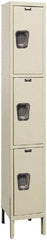 Hallowell - 3 Door, 3 Tier, Premium Wardrobe Lockers - Americas Industrial Supply