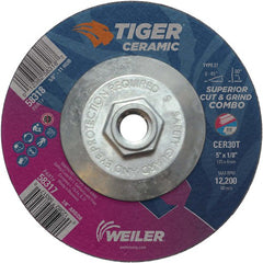 5X1/8 TIGER CERAMIC T27 COMBO WHL - Americas Industrial Supply