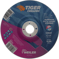 6X1/8 TIGER CERAMIC T27 COMBO WHL - Americas Industrial Supply