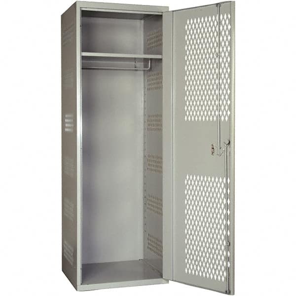 Hallowell - 1 Door, 1 Tier, Welded Locker - Americas Industrial Supply