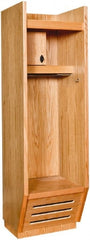 Hallowell - 1 Door, Wood Gear Locker - Americas Industrial Supply