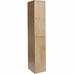 Hallowell - 2 Door, 2 Tier, Premium Wardrobe Lockers - Americas Industrial Supply