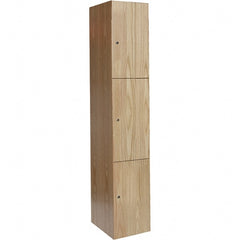 Hallowell - 3 Door, 3 Tier, Premium Wardrobe Lockers - Americas Industrial Supply