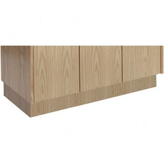 Hallowell - 36" Wide x 4" High x 18" Deep, Locker Base - Americas Industrial Supply