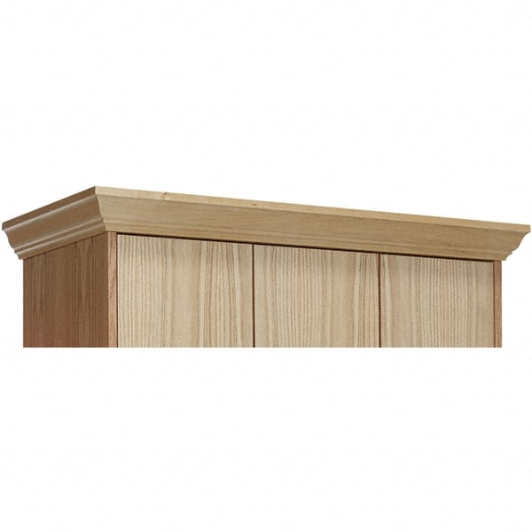 Hallowell - 36" Wide x 4" High, Locker Front Crown Molding - Americas Industrial Supply