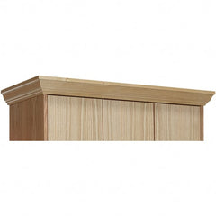 Hallowell - 36" Wide x 4" High, Locker Front Crown Molding - Americas Industrial Supply