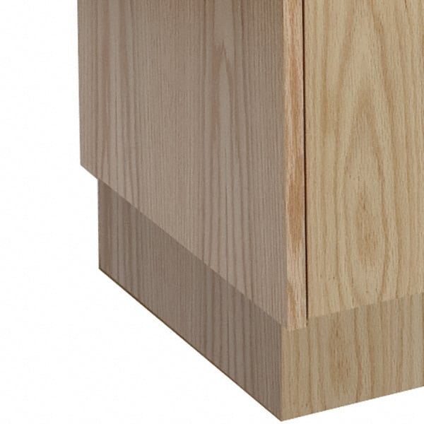 Hallowell - 18" Wide x 4" Deep, Locker Finished End Base - Americas Industrial Supply