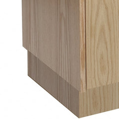 Hallowell - 18" Wide x 4" Deep, Locker Finished End Base - Americas Industrial Supply
