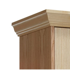 Hallowell - 18" Wide x 4" High, Locker End Crown Molding - Americas Industrial Supply