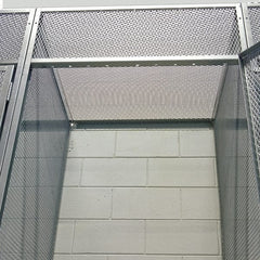 Hallowell - 48" Wide x 60" Deep, Locker UL Greenguard Gold Product Certified for Low Chemical Emissions UL.COM/GG UL 2818 - Americas Industrial Supply