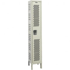 Hallowell - 1 Door, 1 Tier, Heavy-Duty Ventilated Wardrobe & Box Lockers - Americas Industrial Supply