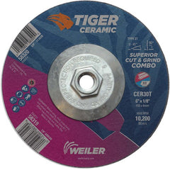 6X1/8 TIGER CERAMIC T27 COMBO WHL - Americas Industrial Supply