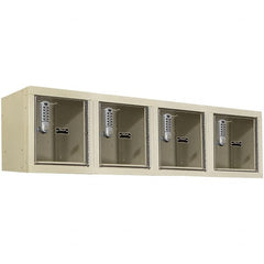 Hallowell - 4 Door, 4 Tier, Safety-View Plus Box Locker - Americas Industrial Supply