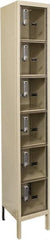 Hallowell - 6 Door, 6 Tier, Safety-View Plus Box Locker - Americas Industrial Supply