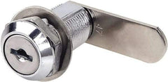 Hallowell - Fence & Barricade Parts & Accessories Type: Cylinder Lock Material: Steel - Americas Industrial Supply