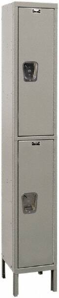 Hallowell - 2 Door, 2 Tier, Premium Wardrobe Lockers - Americas Industrial Supply