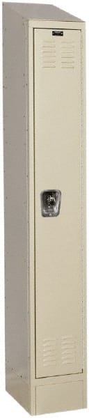 Hallowell - 1 Door, 1 Tier, Ready-Built Wardrobe & Box Lockers - Americas Industrial Supply