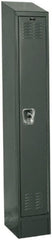Hallowell - 1 Door, 1 Tier, Ready-Built Wardrobe & Box Lockers - Americas Industrial Supply