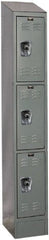 Hallowell - 3 Door, 3 Tier, Ready-Built Wardrobe & Box Lockers - Americas Industrial Supply