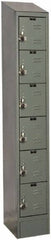 Hallowell - 6 Door, 6 Tier, Ready-Built Wardrobe & Box Lockers - Americas Industrial Supply