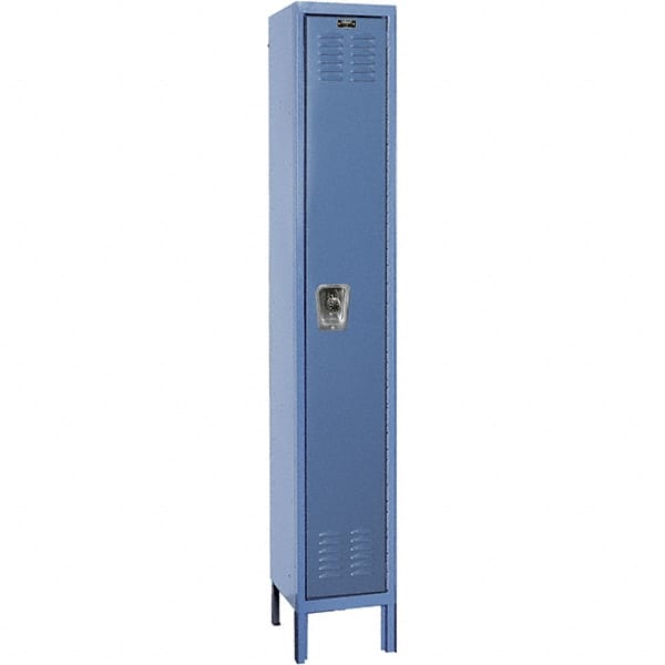 Hallowell - 1 Door, 1 Tier, Ready-Built Wardrobe & Box Lockers - Americas Industrial Supply
