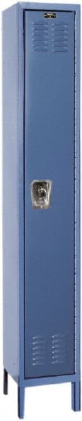 Hallowell - 1 Door, 1 Tier, Ready-Built Wardrobe & Box Lockers - Americas Industrial Supply