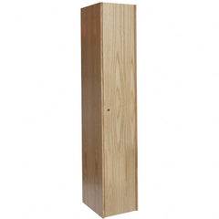Hallowell - 3/4" Wide x 72" High x 18" Deep, Locker Finished End Panels - Americas Industrial Supply