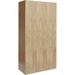 Hallowell - 3 Door, 1 Tier, Premium Wardrobe Lockers - Americas Industrial Supply