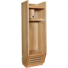 Hallowell - 1 Door, Wood Gear Locker - Americas Industrial Supply