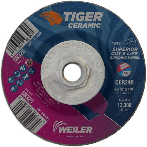 ‎4-1/2X1/4 TIGER CERAMIC TYPE - Americas Industrial Supply