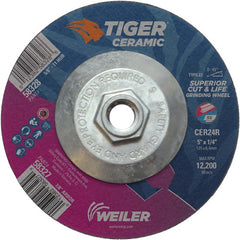 5X1/4 TIGER CERAMIC T27 GRIND WHL - Americas Industrial Supply