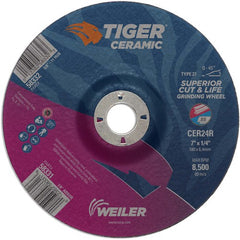 7X1/4 TIGER CERAMIC T27 GRIND WHL - Americas Industrial Supply