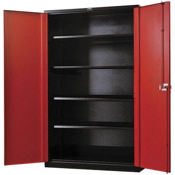 Hallowell - Steel Workbench & Workstation Cabinet - 24" Deep, 78" High, Use with Fort Knox Modular Utility Storage & Workbench System - Americas Industrial Supply
