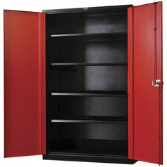 Hallowell - Steel Workbench & Workstation Cabinet - 24" Deep, 78" High, Use with Fort Knox Modular Utility Storage & Workbench System - Americas Industrial Supply