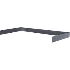 Hallowell - Workbench & Workstation Back and End Stop Kit - 30" Deep, 4-1/2" High, Use with Heavy-Duty Adjustable Leg Workbenches - Americas Industrial Supply