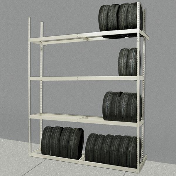 Hallowell - 5 Shelf Add-On Open Steel Shelving - 80 Lb Capacity, 60" Wide x 144" High x 42" Deep, Tan - Americas Industrial Supply