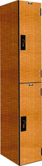 Hallowell - 2 Door, 2 Tier, Premium Wardrobe Lockers - Americas Industrial Supply
